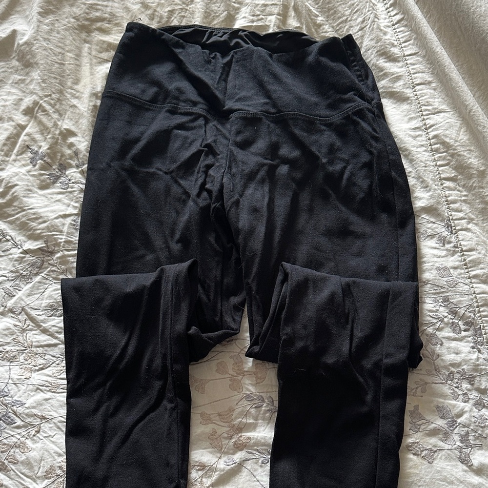 Women's Black High-Waist Stretch Leggings